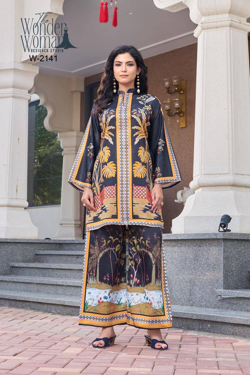 The wonder woman W-2141 coord set Kurti wholesale market